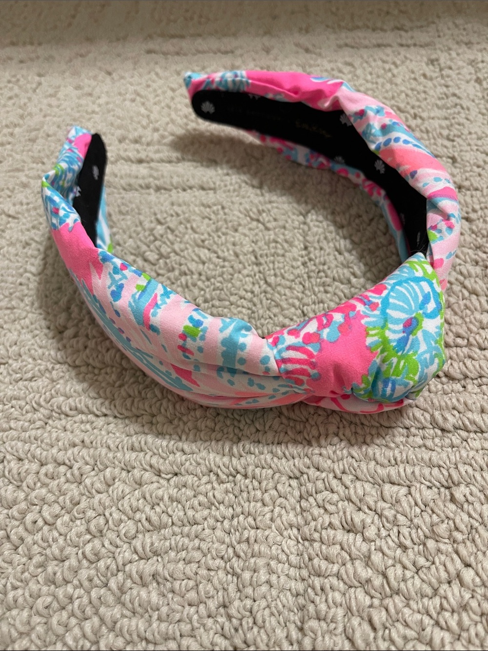 Lele Sadoughi x Lilly Pulitzer Slim Knot Headband excellent condition